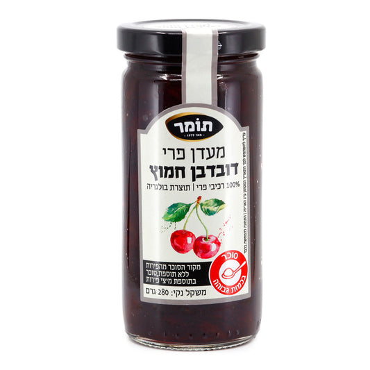 מעדן פרי 100% פרי | דובדבן חמוץ | 280 גרם