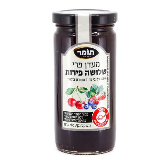 מעדן פרי 100% פרי | מיקס 3 פירות | 280 גרם