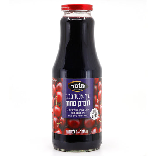 מיץ דובדבן מתוק 100% טבעי, 1 ליטר